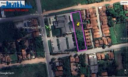 VENDE-SE 2 TERRENOS ATRÁS DO FORUM de SÃO GONÇALO DO AMARANTE -RN.