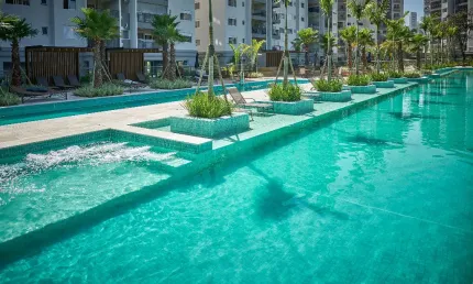 Lindo apartamento de 66m² com 2 dormitórios e uma suíte em parque residencial