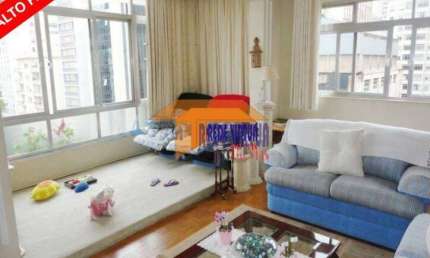 VENDE - ALTO PADRÃO - STA CECILIA APTO 144.00 M² 3 DORM. 1 VAGA PRÓXIMO AO METRO STA CECILIA
