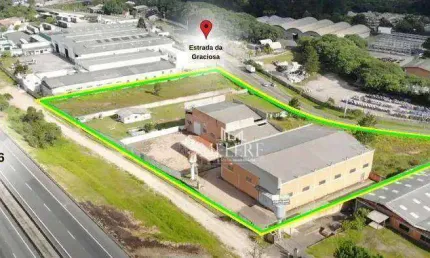 OPORTUNIDADE PARA CENTRO DE DISTRIBUIÇÃO!!!Terrenos comerciais/industriais que somam 15.144m2. Excelente localização próxima ao trevo do Atuba