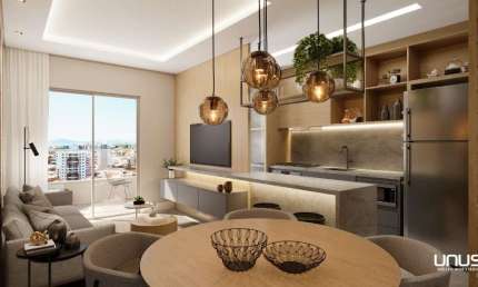 Apartamento com 2 quartos à venda na Rua Manoel Loureiro, 1, Barreiros, São José por R$ 530.793