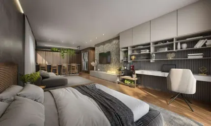 Apartamento com 1 quarto à venda na Rua Antônio Scherer, 610, Kobrasol, São José por R$ 549.000