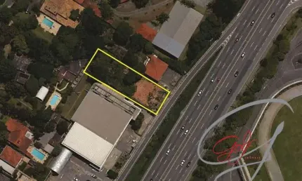 Terreno comercial para alugar na Avenida Marginal, 1321, Parque São George, Cotia