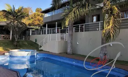 Casa com 890m² chácara santa lucia - carapicuíba, sp, moderna mansão com 5 suítes, 6 garagens e lazer completo.