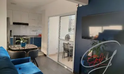 Lindo Apto No Cond Fort Bela Vista - Centro-Osasco-SP, C/ Sacada Fechada C/ Vidro, Lazer Completo e 1 Vaga Coberta.