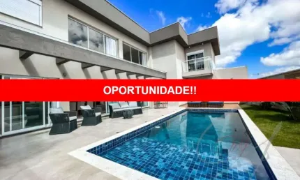 CASA DE LUXO EM CONDOMÍNIO EM VARGEM GRANDE PAULITA4 quartos, 4 suítes, 3 salas, 5 banheiros, 4 vagas de garagem e 350m² em Vargem Grande Paulista-SP.