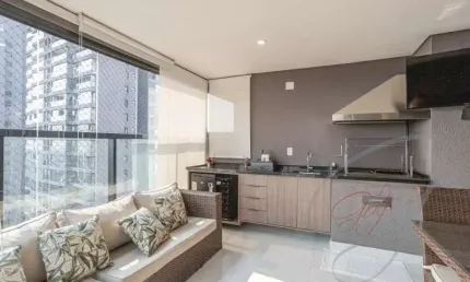Apartamento de Luxo na Vila São Francisco: 3 quartos, 3 suítes, 2 salas, 4 banheiros, 4 vagas de garagem e 150m² de área. Venha Conferir!