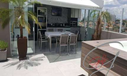 COBERTURA VILA SAO FRANCISCO.   4 SUITES,  3 VAGAS,  AREA GOURMET COM JACUZZI