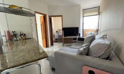 Apartamento (Studio) com 38 m², contendo dormitório, sala estar/tv, banheiro e garagem, na Avenida Miruna, Moema, SP.