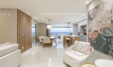 Apartamento de Luxo na Vila São Francisco, Osasco-SP: 4 quartos, 3 suítes, 3 salas, 5 banheiros, 4 vagas, 183m². Venda ou Locação!