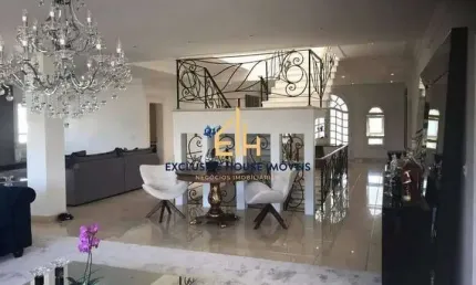 Linda mansão em alphaville com 1.200m² de área construida com 4 suítes!!