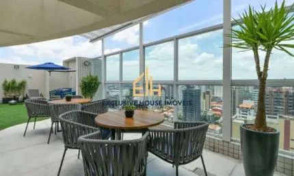 Cobertura alto padrão 264m² em são caetano do sul  com piscina aquecida – destaque de revista!