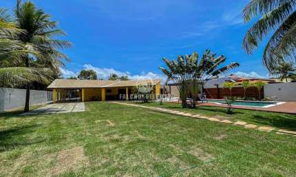 Casa para Temporada em Camaçari, Barra do Jacuípe, 6 dormitórios, 5 suítes, 7 banheiros, 5 vagas