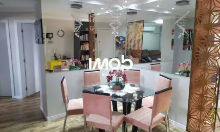Apartamento Semimobiliado com 1 suíte + 2 quartos, Bairro Baependi