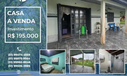 Casa com 2 quartos à venda no Centro, Balneário Pinhal 