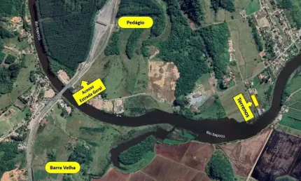 Terreno à venda, 375 m² por R$ 135.000,00 - Barra do Itapocú - Araquari/SC