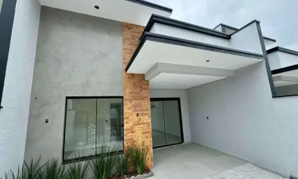 Casa com 2 quartos e acabamento de alto padrão – próxima à praia do grant em barra velha/sc