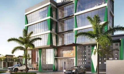 Centro Comercial Belluno – Salas Comerciais com Fachada Moderna na Praia Alegre, Penha/SC