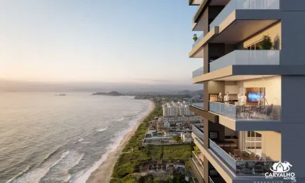Residence Barra View Frente Mar com 3 Dormitórios e Lazer Completo na Praia do Tabuleiro em Barra Velha