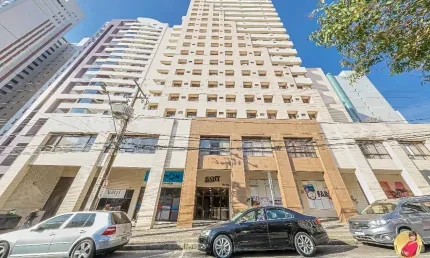 Sala comercial para venda tem 43 metros quadrados com 2 salas em batel - curitiba - pr