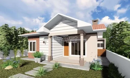 Alvenaria em construção no Loteamento Green Village