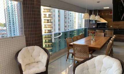Apartamento à Venda no Edifício Porto Real, com 184m² 03 Suítes, Varanda Gourmet e 04 Vagas De Garagem. Jardim Anália Franco - São Paulo - SP.