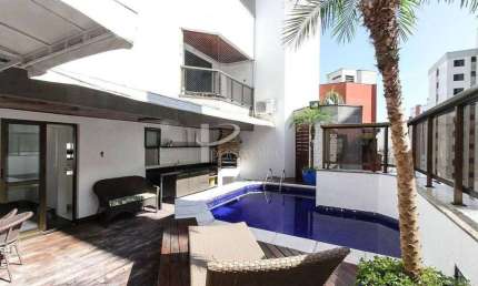 Belíssima Cobertura para Venda e Locação no Edifício Maison Euroville com 330m² na Rua Marechal Barb