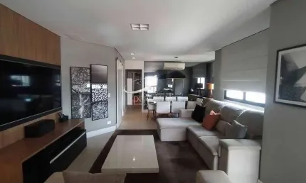 Apartamento com 03 Suítes e 05 Vagas de Garagem para Venda e Locação, 137m². Condomínio Vila Nova de Gaia. Jardim Anália Franco. SP.