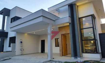 Casa em condomínio fechado com 3 quartos para alugar no Residencial Alta Vista 1, Caçapava  por R$ 5.435
