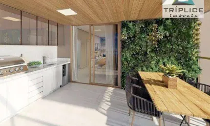 Apartamento 3 quartos com 2 suítes, sala 2 ambientes com varanda gourmet, 2 vagas. 1 por andar. Alto padrão com vista definitiva em frente a praça.
