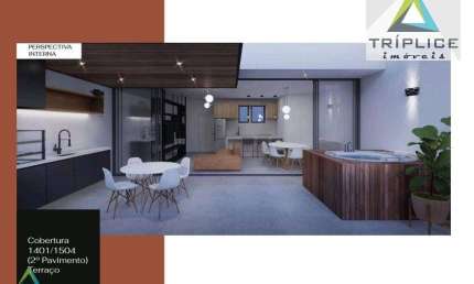 Cobertura duplex 3 quartos com suíte, varanda, terraço com espaço gourmet e jacuzzi 2 ou 3 vagas, área de lazer, localização privilegiada. Lançamento!