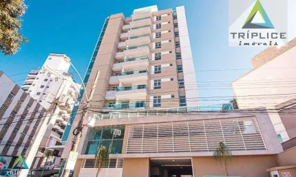 Apartamento 3 quartos com suíte, varanda gourmet, vaga para carro e moto, 2 elevadores e localização privilegiada em frente a praça Kennedy.