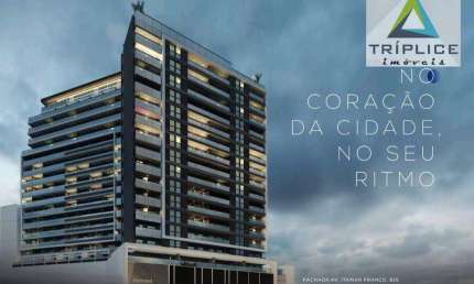 Studio com varanda gourmet e mais de 15 itens de lazer e comodidades no rooftop. Alto padrão no melhor quarteirão do Centro da cidade. Oportunidade!