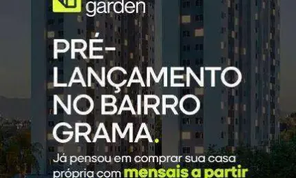 Apartamentos 2 quartos ou 1 quarto em condomínio com área de lazer e localização privilegiada no bairro Grama ao lado do Bahamas do bairro Grama.