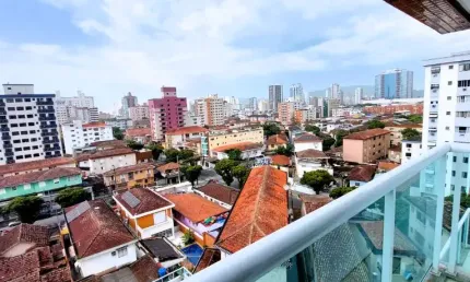 Apartamento com 2 quartos à venda na Rua Liberdade, Aparecida, Santos