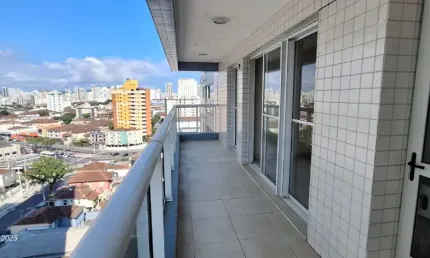 Apartamento com 2 quartos para alugar na Rua Oswaldo Cruz, 17, Boqueirão, Santos