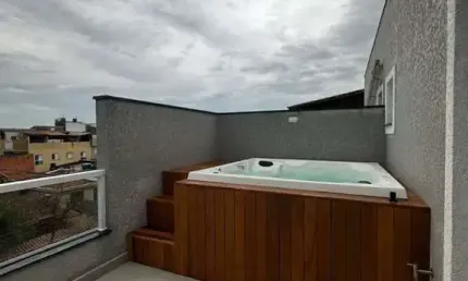 Cobertura com 2 quartos para alugar na Vila Linda, Santo André 