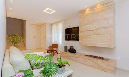 Casa em condomínio fechado com 3 quartos à venda na Rua Victório Viezzer, 471, Mercês, Curitiba, 205 m2 por R$ 1.750.000