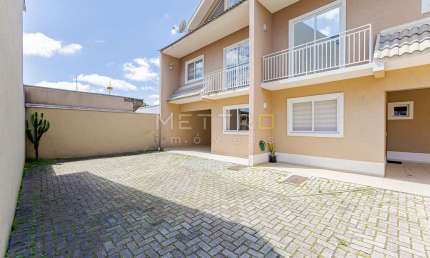 Casa em condomínio fechado com 3 quartos à venda na Rua Angelina Braga Cortezzi, 181, Santa Felicidade, Curitiba, 154 m2 por R$ 695.000