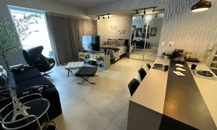 Apartamento luxuoso com 1 Quarto à venda, 55m² - Pompéia