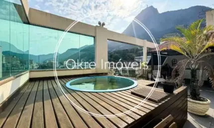 Cobertura com 2 quartos à venda na Rua do Humaitá, Humaitá, Rio de Janeiro, 172 m2 por R$ 2.000.000