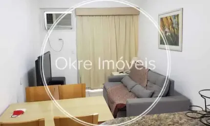 Flat com 1 quarto à venda na rua custódio serrão, lagoa, rio de janeiro, 44 m2 por r$ 750.000