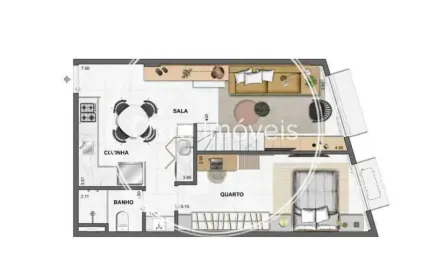 Cobertura com 1 quarto à venda na Rua Jardim Botânico, Jardim Botânico, Rio de Janeiro, 93 m2 por R$ 1.817.000