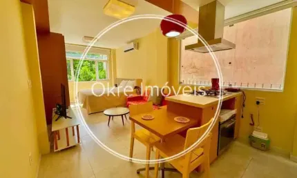 Apartamento com 1 quarto à venda na Rua Timóteo da Costa, Leblon, Rio de Janeiro, 30 m2 por R$ 690.000
