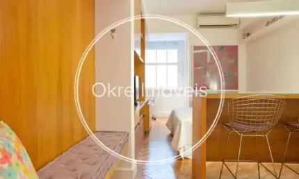 Apartamento com 1 quarto à venda na Rua Aníbal de Mendonça, Ipanema, Rio de Janeiro, 26 m2 por R$ 855.000