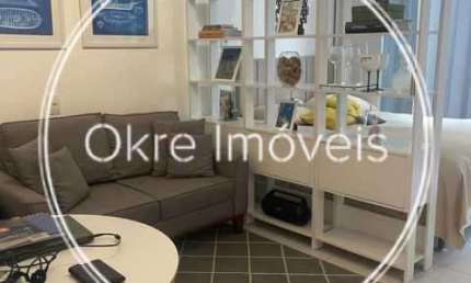Apartamento com 1 quarto à venda na Rua Humberto de Campos, Leblon, Rio de Janeiro, 44 m2 por R$ 865.000