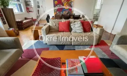Apartamento com 3 quartos à venda na rua major rúbens vaz, gávea, rio de janeiro, 142 m2 por r$ 2.400.000