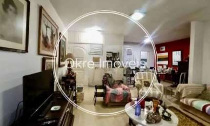 Apartamento com 3 quartos à venda na Avenida Epitácio Pessoa, Lagoa, Rio de Janeiro, 125 m2 por R$ 1.500.000