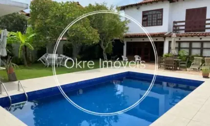 Casa em condomínio fechado com 3 quartos à venda na Rua Emílio Wolf, Barra da Tijuca, Rio de Janeiro, 453 m2 por R$ 3.580.000