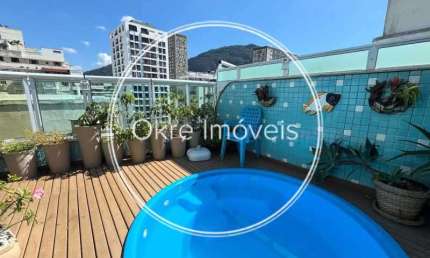 Cobertura com 3 quartos à venda na Rua Dezenove de Fevereiro, Botafogo, Rio de Janeiro, 180 m2 por R$ 2.780.000